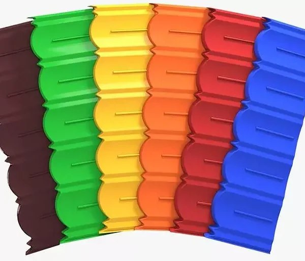ورق گالوانیزه و رنگی سفال پرچین